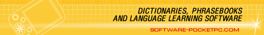 www.Software-PocketPC.com - Pocket PC Software from Ectaco. Pocket PC dictionary, Localization software.